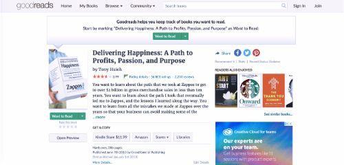 Delivering Happiness (Tony Hsieh)