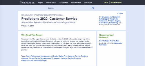Predictions 2020: Customer Service