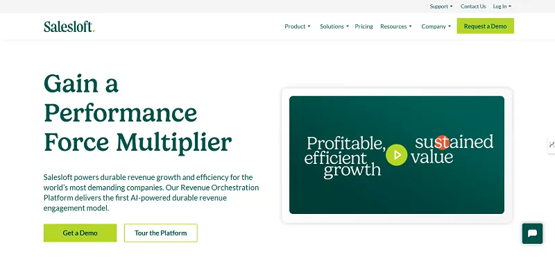 Salesloft screenshot