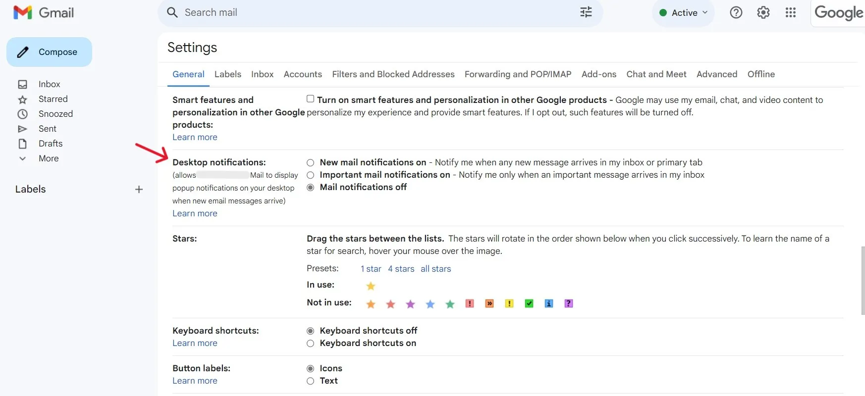 Enable desktop notifications