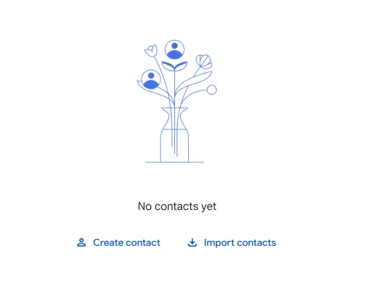 Click “Create contact.”