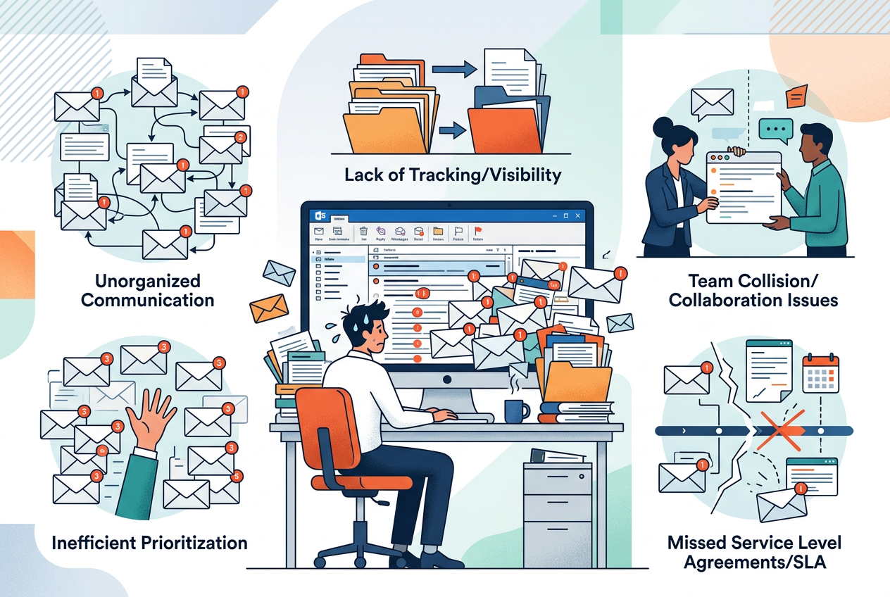 5 Problems with Using Outlook as a Helpdesk