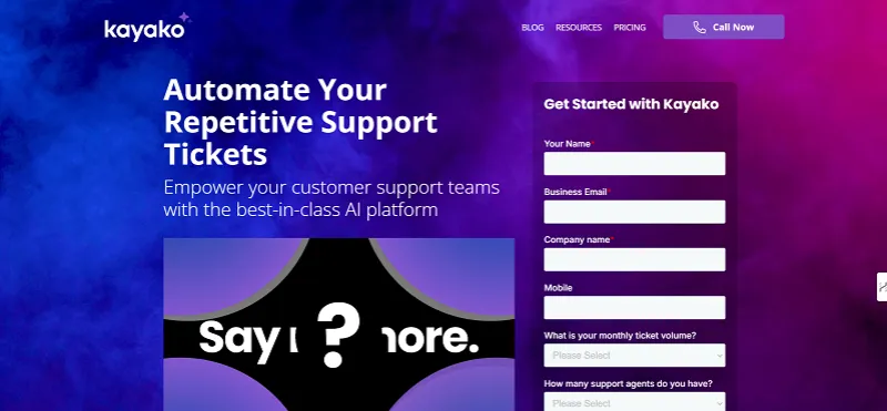Kayako screenshot